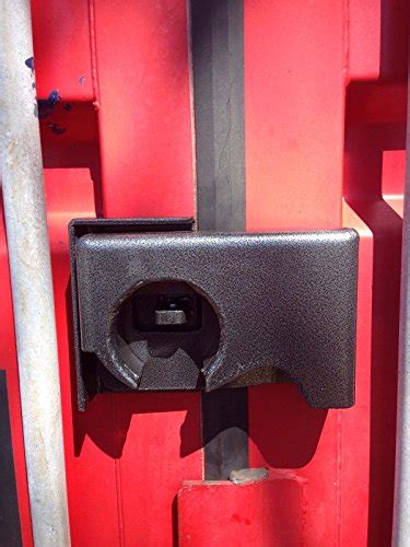 shipping container puck lock box